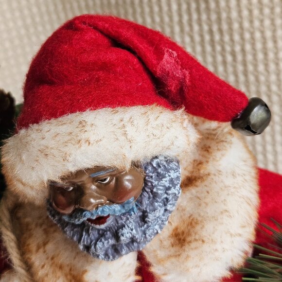 Ashland Christmas Collectible Santa with Gift Sack Holly‎ - NEW with tag - Picture 5 of 10